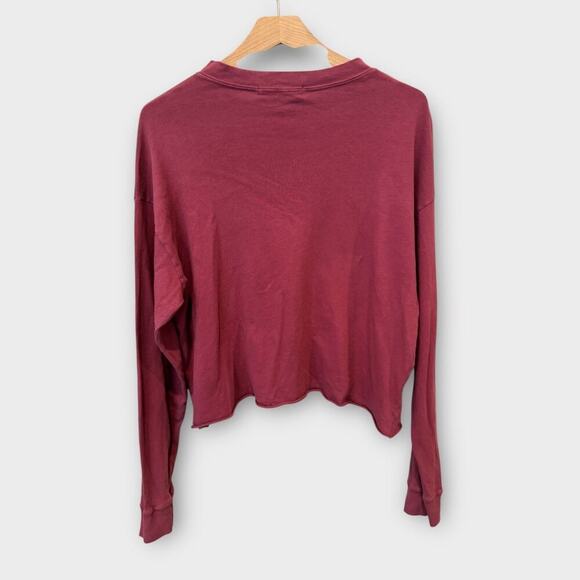 NWT DAYDREAMER Ramones Crop Long Sleeve Graphic Tee Size Small - Picture 6 of 8